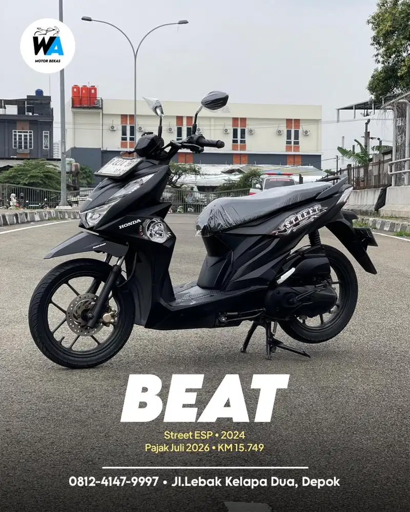Cash/Kredit Honda Beat Street Esp Tahun 2024