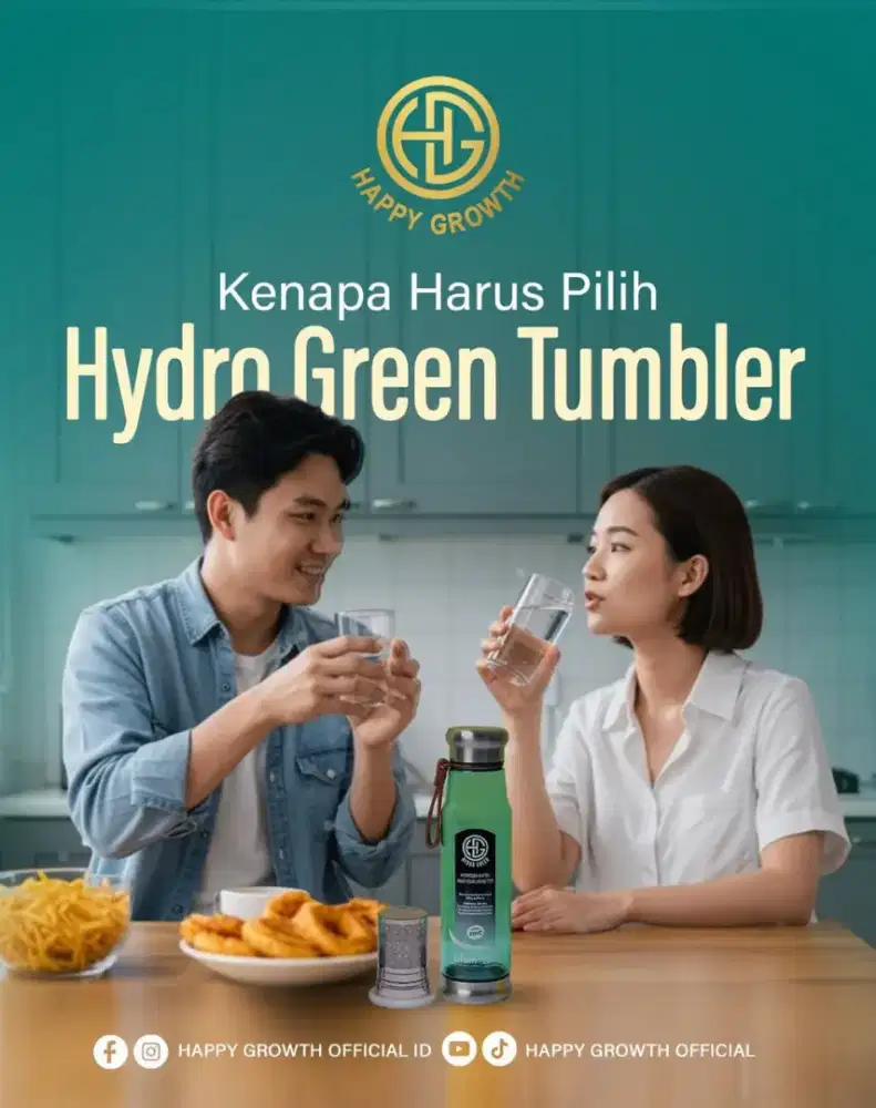 TUMBLER HYDRO GREEN