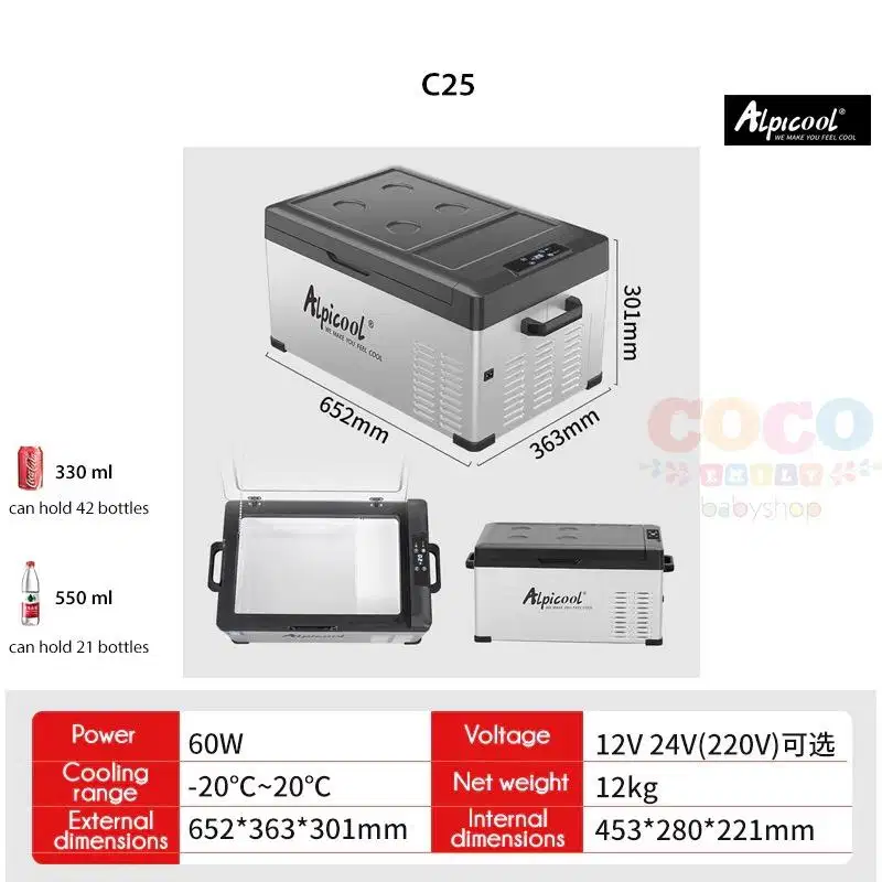 Freezer Portable ex Alpicool C25