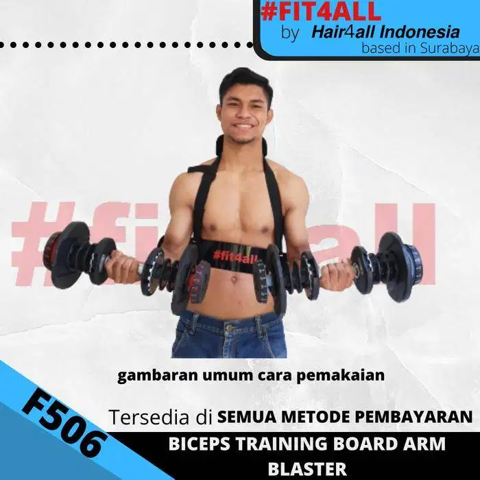 F506 BICEPS TRAINING BOARD ARM BLASTER - Hitam