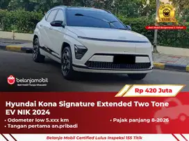 [ GARANSI 5TH ] Hyundai Kona Signature Extended Two Tone EV 2024/2025