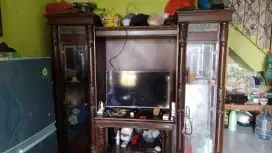 Meja tv buffet jati aseli