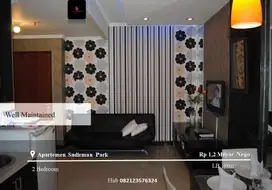 Dijual Apartement Sudirman Park Mid Floor 2BR Full Furnished