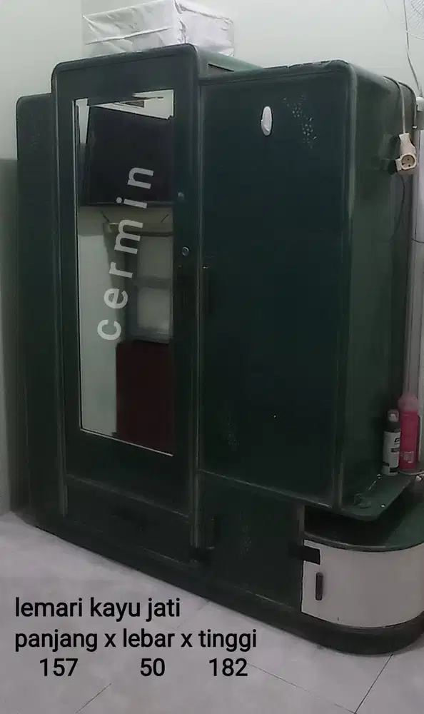 lemari dan dipan kayu  jati