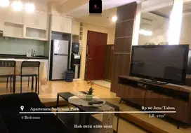 Disewakan Apartement Sudirman Park Mid Floor 2BR Full Furnished