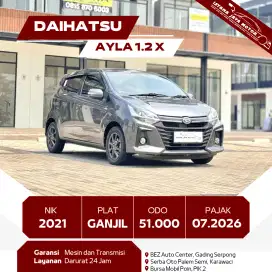 [TDP 8JT] DAIHATSU AYLA 1.2 X AT 2021