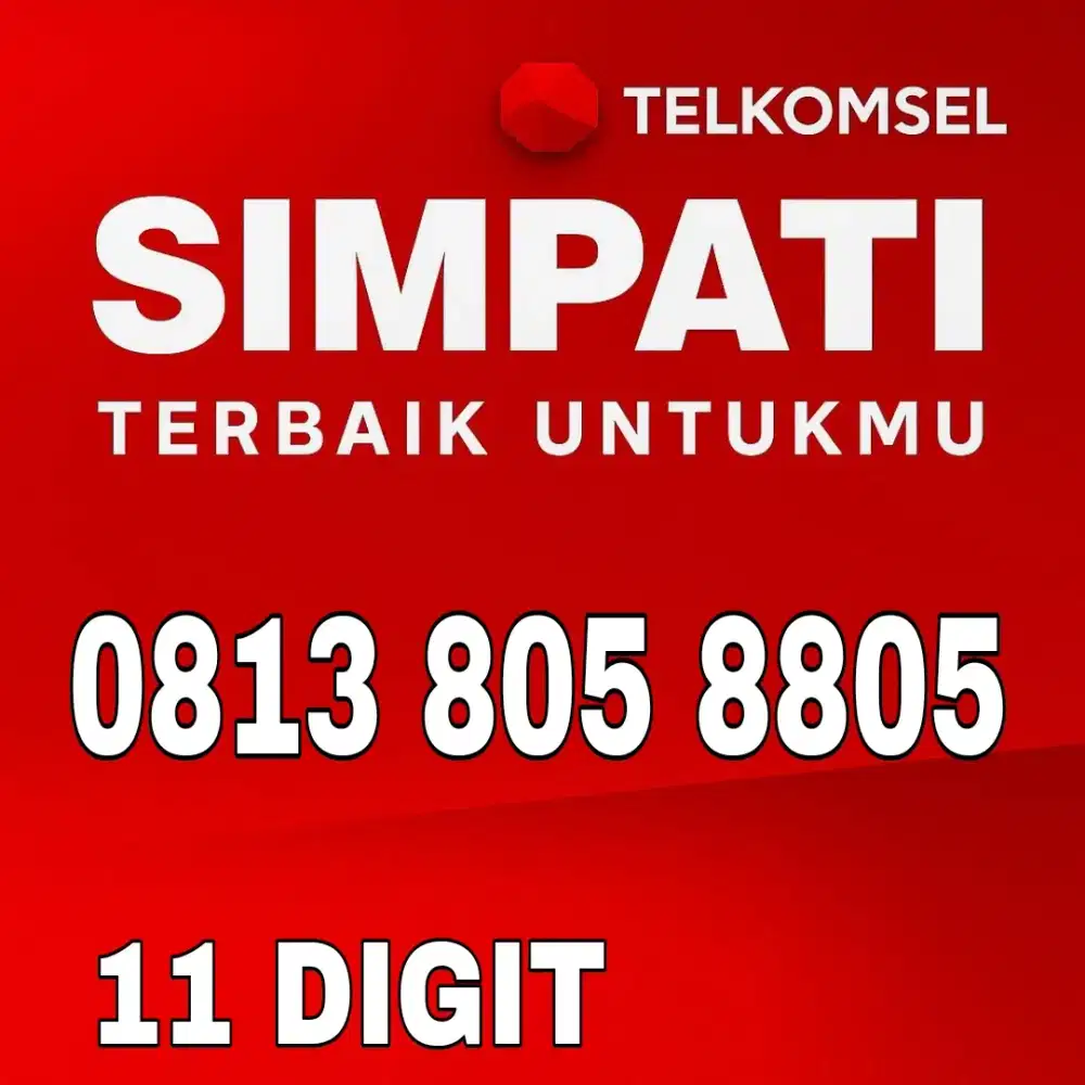NOMOR CANTIK SIMPATI TELKOMSEL 11 DIGIT SERIAN BOS 805