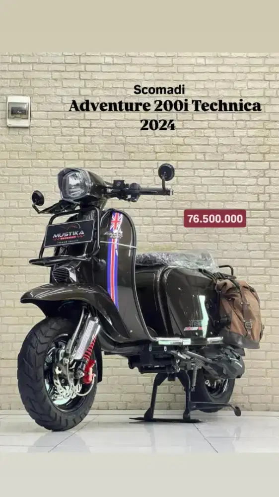 Scomadi Adventure 200i 2024 odo masih 400 original