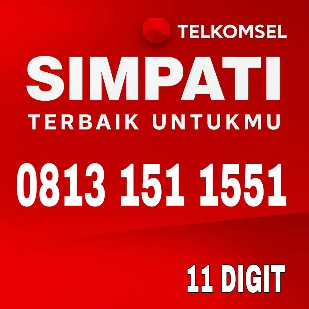 NOMOR SIMPATI CANTIK TELKOMSEL RAPIH 11 DIGIT