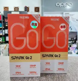 Tecno spark go 2 ram 4+4/64 garansi resmi