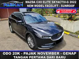 SUNROOF PAJAK=NOVEMBER BUNGA=4% Odo=20k Mazda CX8 Elite 2022 CX 8 2022