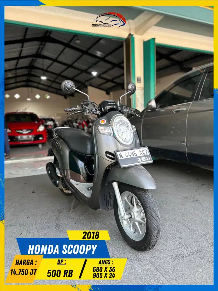 HONDA SCOOPY 2018 MESIN DIJAMIN AMAN HIKMAH MOTOR KEPUH
