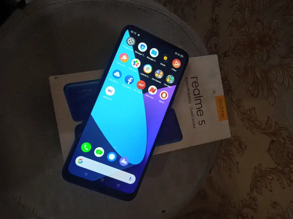 realme 5 ram 3/64 mlus normal semua nya lkp