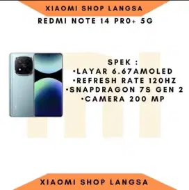 REDMI NOTE 14 PRO+ 5G 8/256