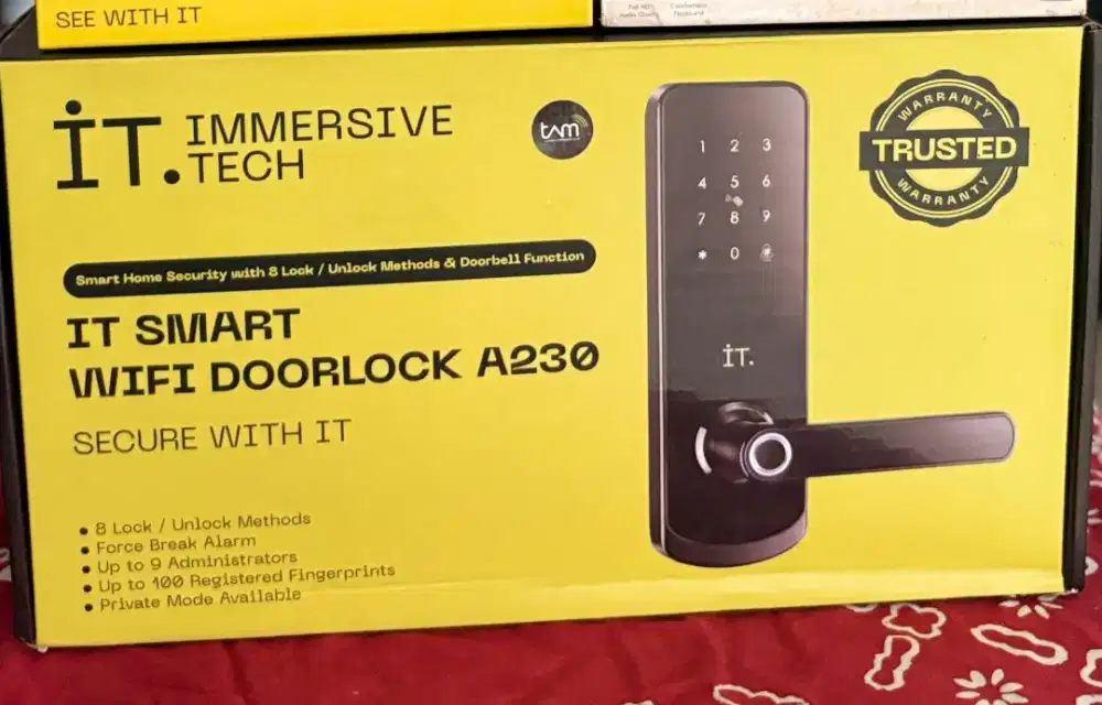 Smart Wifi DoorLock A230 Dari IT