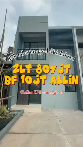 5Menit Aza Ke Toll Pamulang n Dekat Jaksel at Martadinata Pondok Cabe