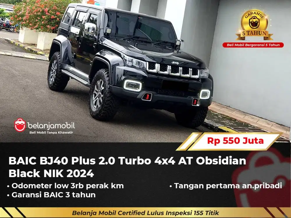 [ GARANSI 5TH ] BAIC BJ40 BJ 40 Plus 2.0 Turbo 4x4 AWD 2024/2025