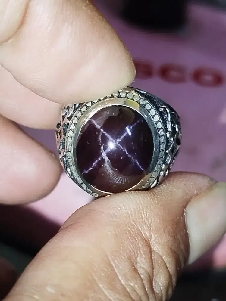cincin star garnet