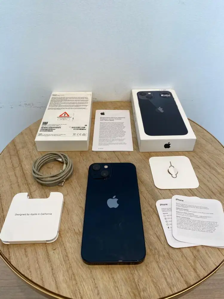 Second iBox iPhone 13 128GB Midnight Fullset Anti Blokir
