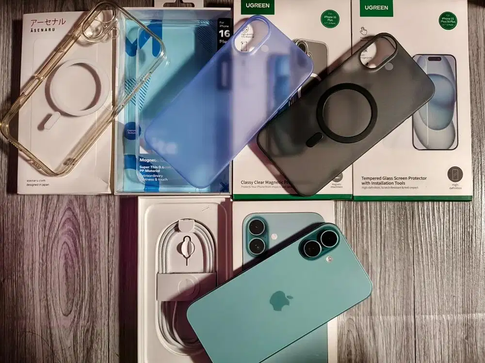 iPhone 16 Plus Teal 128GB Resmi Digimap Like New