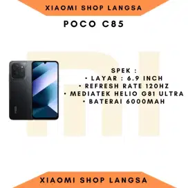 POCO C85 RAM 6/128