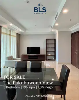 DIJUAL Apartemen The Pakubuwono View 3 Kamar Tidur