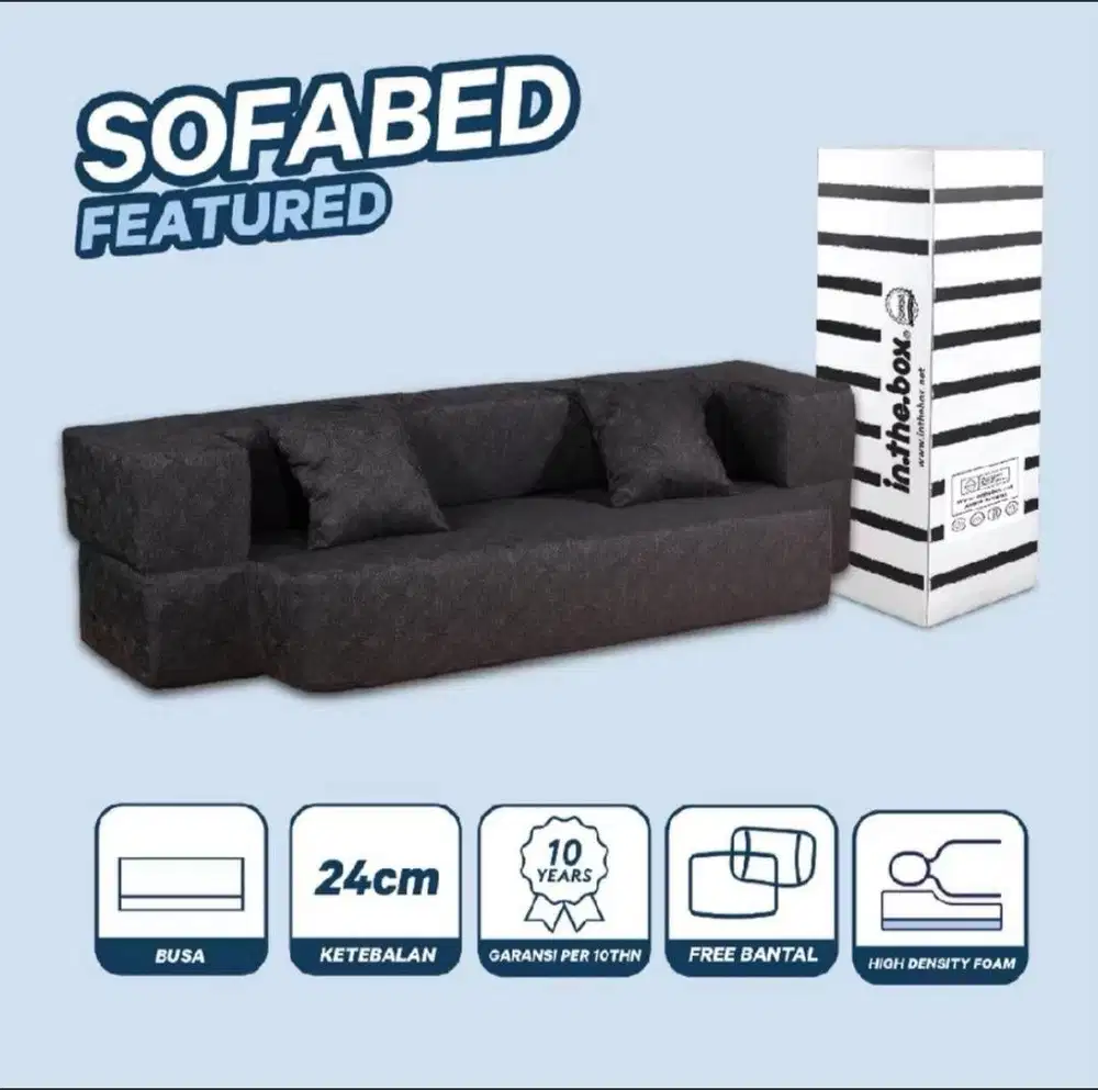 Sofa bed in the box