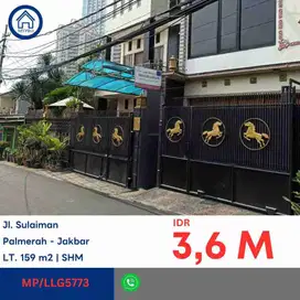 LELANG RUMAH ATAU RUKAN DI JL SULAIMAN PALMERAH JAKARTA BARAT