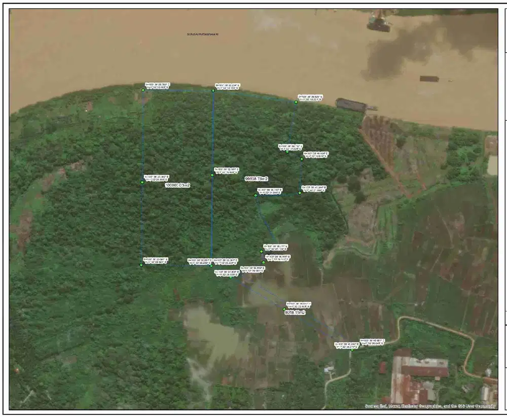 Lahan Kosong Pinggir Sungai Batanghari, Talang Duku