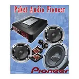 PAKET AUDIO MERK PIONEER DENGAN LEVEL SQ FREE SPEAKER