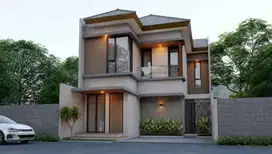 Rumah Modern Cantik 2 Lantai Lokasi Startegis Di Sukoharjo Kota (AT)
