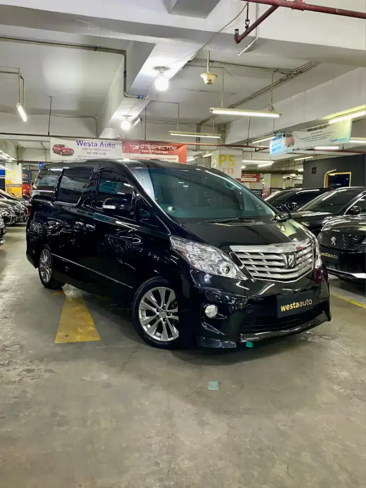 KM 51rb Toyota Alphard S AT 2012 nik 2011 Antik G V