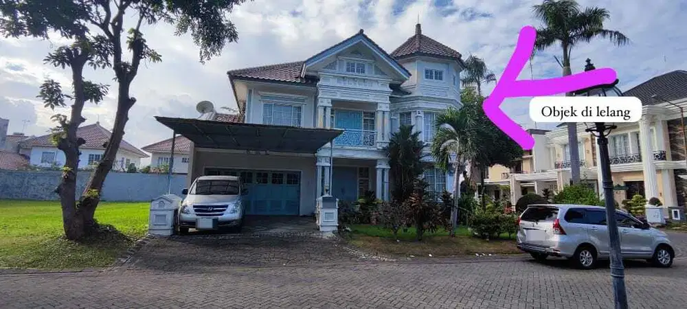 1008,97 rumah lelang Surabaya di Mulyorejo di Pakuwon city Virginia
