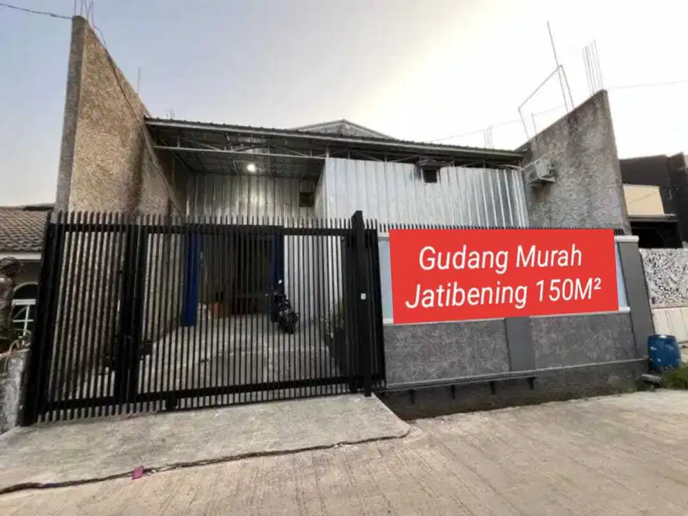 Gudang Cakep Bangunan Gagah Pondasi Sudah Siap Jadi Rumah - Jatibening