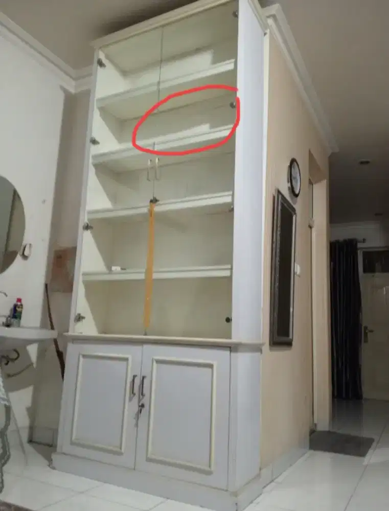 Jual cepat lemari hias & meja TV