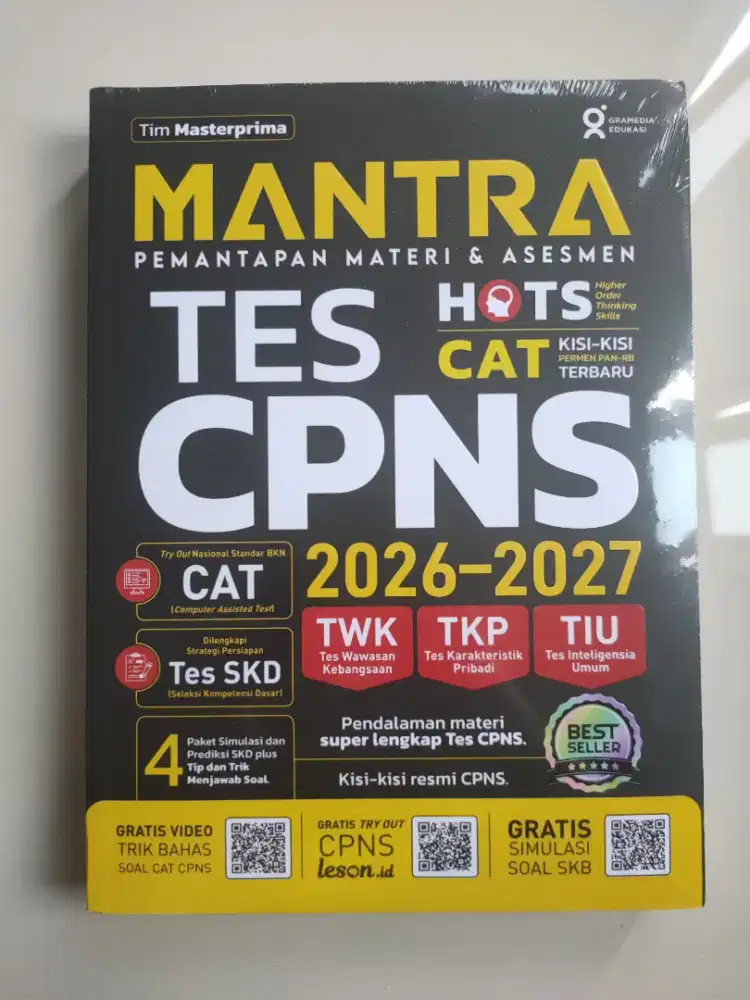 Buku CPNS 2026 - 2027 MANTRA PEMANTAPAN MATERI & ASESMEN TES BKN HOTS