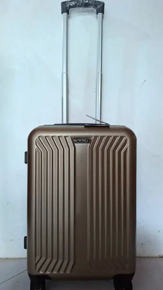 Baru travel koper polo hardcase fiber abs waterproof size 20 inch