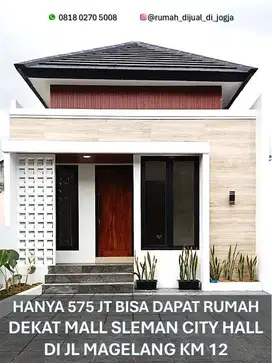Rumah Siap Huni dekat Mall SCH di Jl Magelang KM 12 Sleman