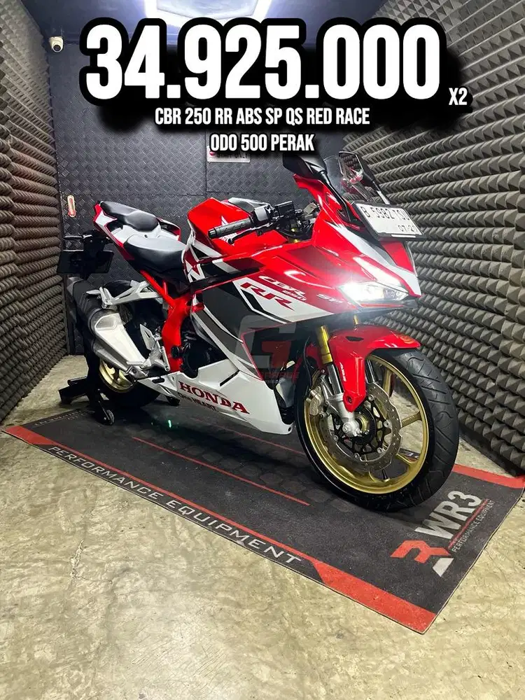 CBR 250 RR OR CBR 250RR ABS SP QS 2024 RED RACE ODO 500 PERAK PAJAK ON