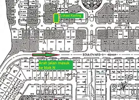 Tanah Kavling 144m2 Grand Taruma, dalam cluster untuk Rumah, Agung Podomoro, Telukjambe, Karawang Barat