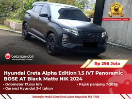 [GARANSI 5TH] Hyundai Creta Alpha Edition 1.5 IVT Panoramic 2024/2025