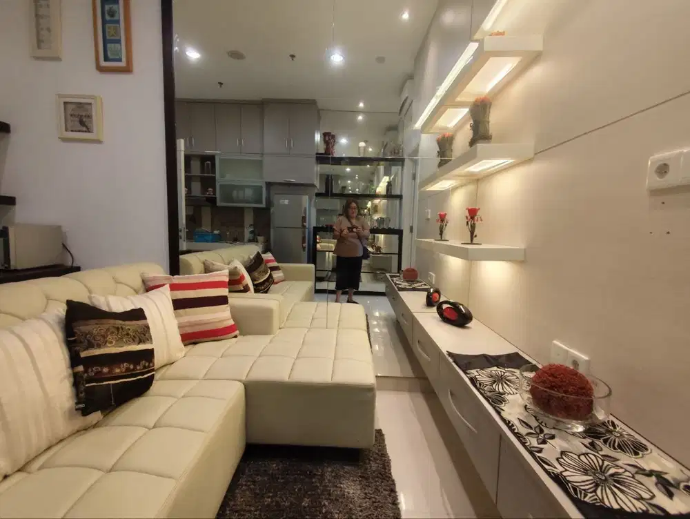TRILIUM 1 BR‼️ Apartemen Lantai 3 Pusat Kota Full Furnish Jalan Pemud