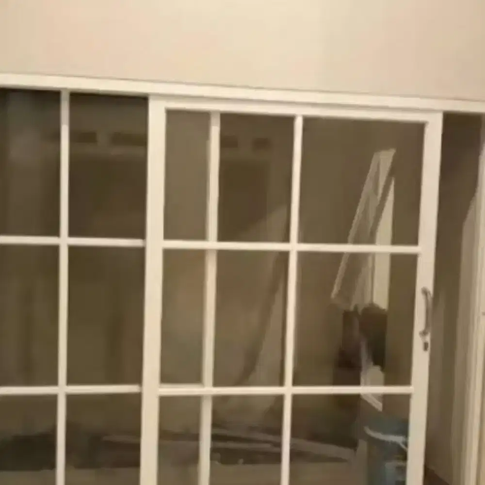 Kusen aluminium kaca polos