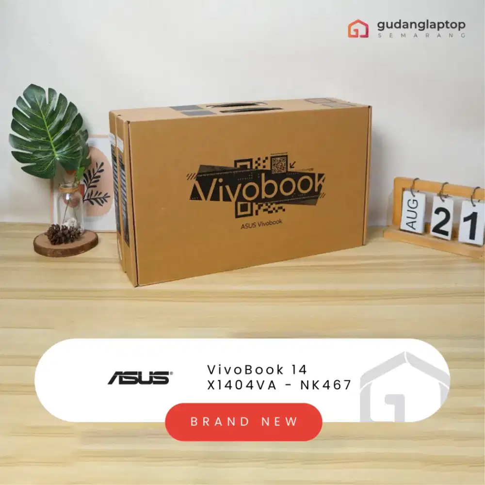 NEW ASUS VivoBook 14 X1404VA - NK467
INTEL Core i5 - 1335U 8/512