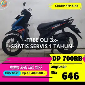 HONDA BEAT CBS 2022 KREDIT DP 700RB ANGSURAN SANGAT RINGAN BERGARANSI