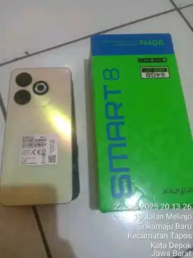MAHAR infinix Smart 8 Ram 4+4/64 FULLSET