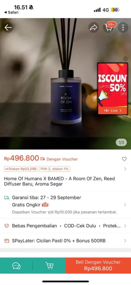 Home Diffuser Pengharum ruangan HMNS A Room of Zen