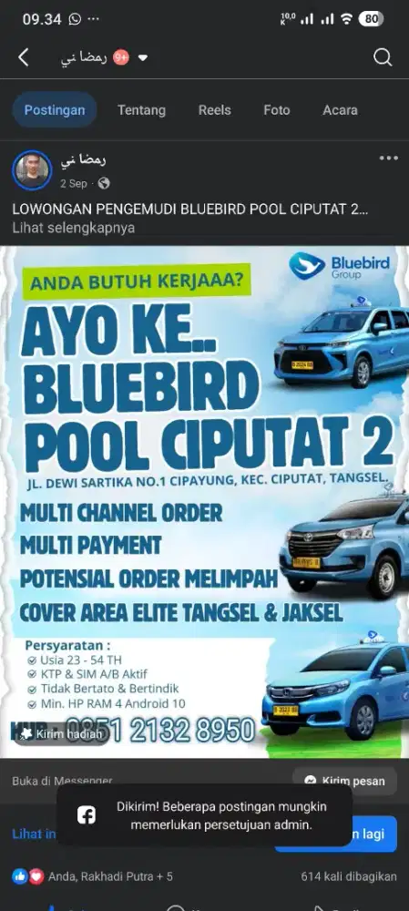 Loker sopir inline