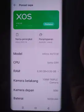 HP Infinix Zero 30 Ram 8/256