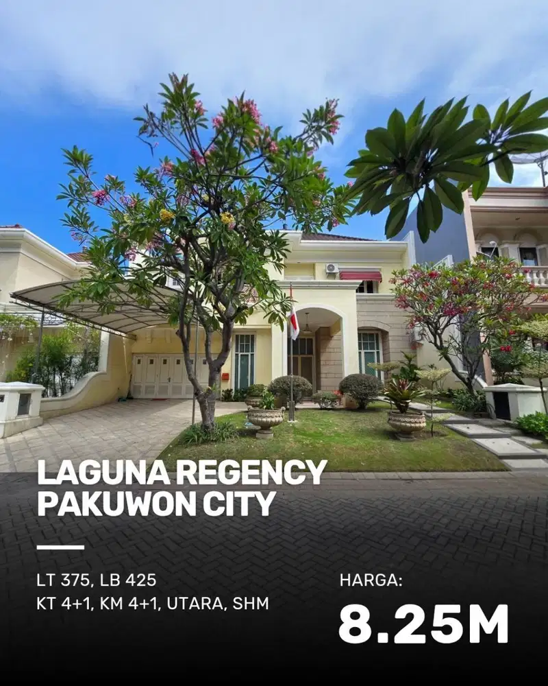 Rumah Laguna Regency Pakuwon City SIAP HUNI FURNISH
